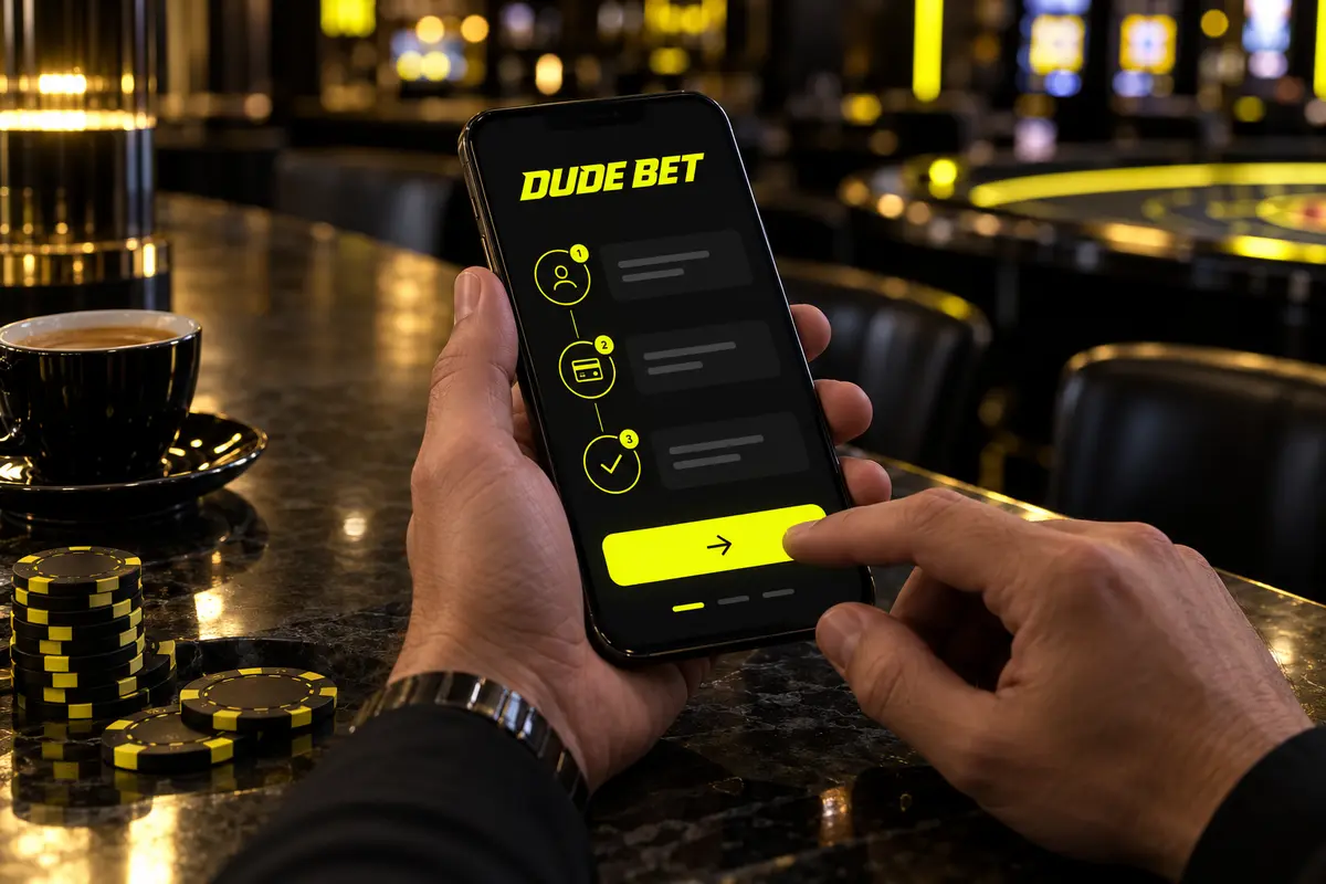 Перші кроки в Dude Bet казино: реєстрація зі смартфона